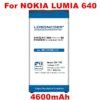 Batteri för Microsoft Nokia Lumia 640 Batteri RM-1109 RM-1113 RM-1072 RM-1073 RM-1077 RM Lumia640 4600mAh BV-T5C