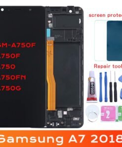 Dispay Touchscreen per Samsung Galaxy A7 2018 A750 A750F SM-A750F A750FN A750G LCD